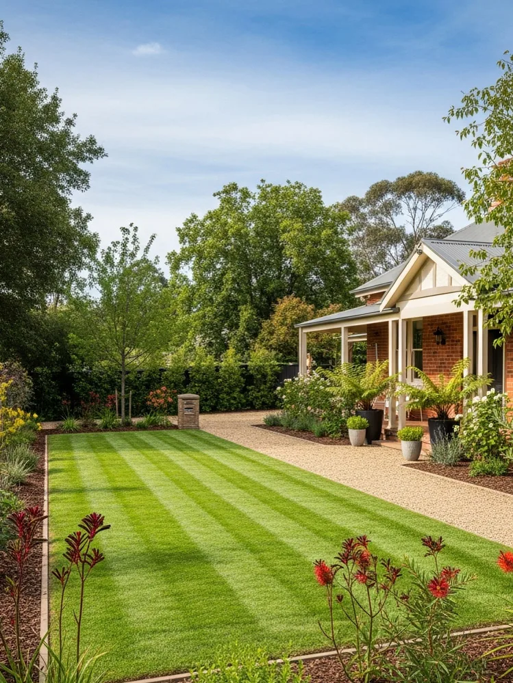 Well maintained Daylesford backyard after a full garden service